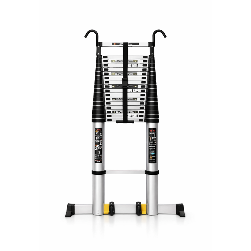 MaxiWide Échelle Télescopique 8 m, Aluminium pour professionnel, extensible, MaxiEchelle