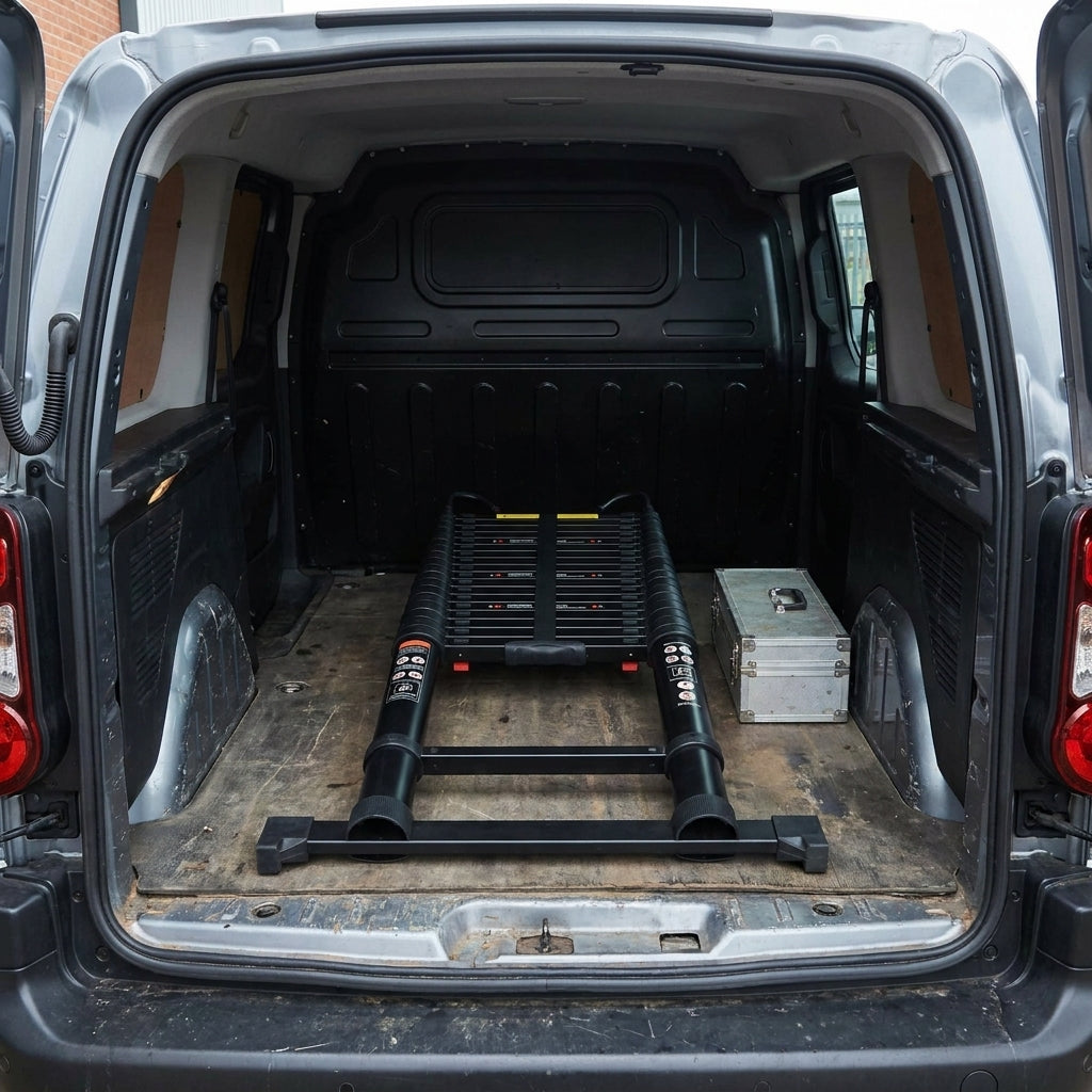 Transporter une échelle télescopique en voiture Image