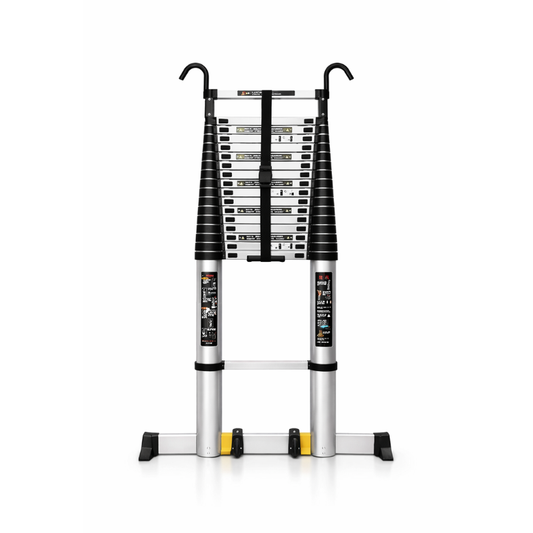 MaxiWide Échelle Télescopique 8 m, Aluminium pour professionnel, extensible, MaxiEchelle