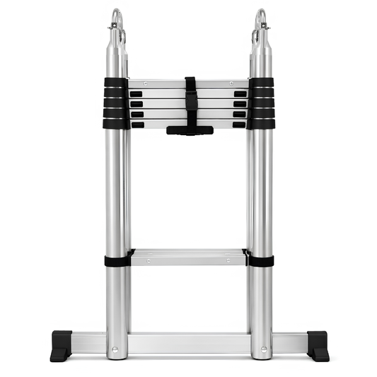 MaxiPro Multifonction Echelle Telescopique 4-en-1, 3,8m, extensible, comptact, pour professionnel,